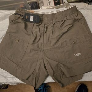 AFTCO Olive Green Cargo Shorts